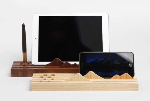 Đế Gỗ Để Bàn Đa Năng | Giá Đỡ Điện Thoại, Tablet & Bút Tinh Tế