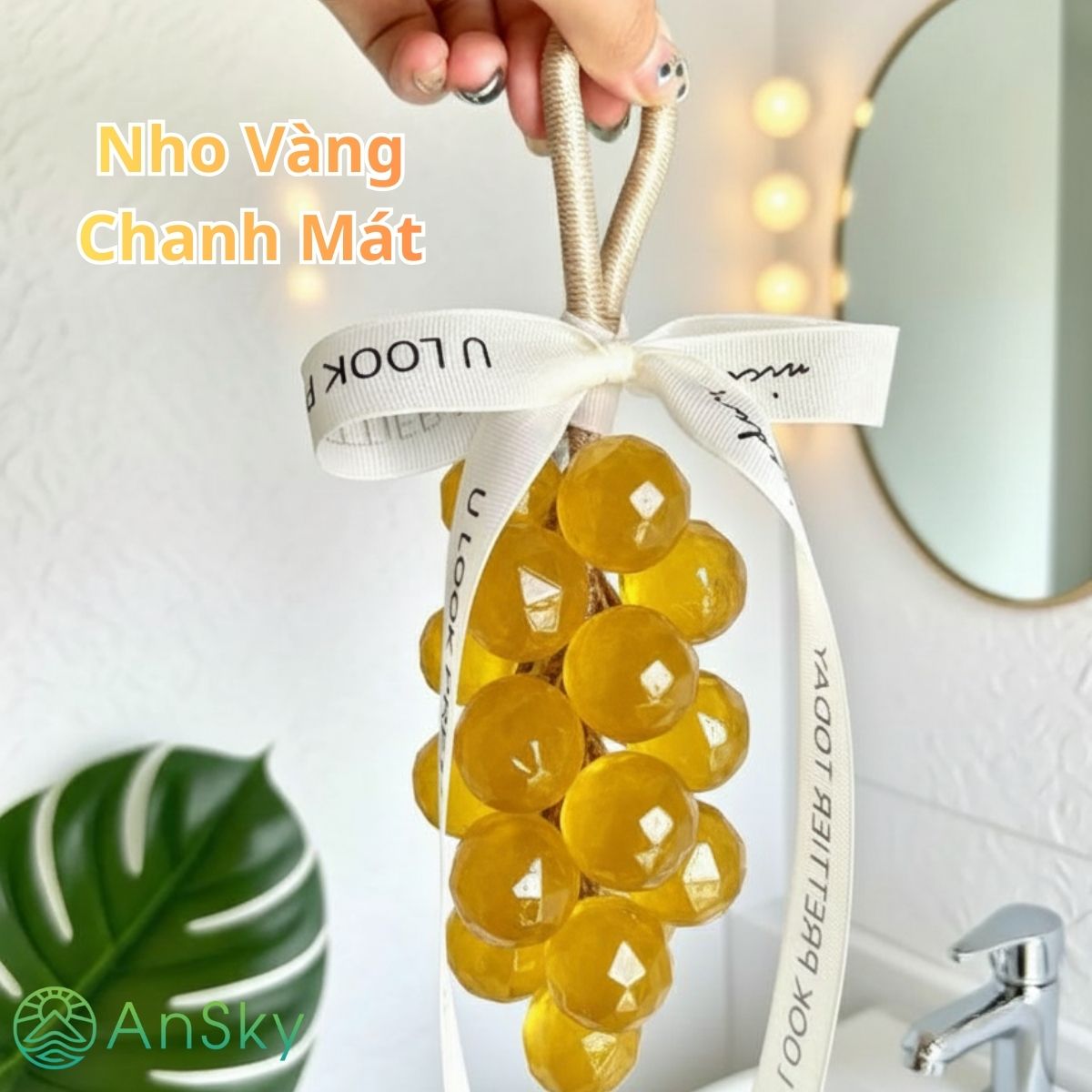 Xà Phòng Nho Vàng – Hương Chanh | Sạch Thơm Sảng Khoái – Dưỡng Da Mịn Màng