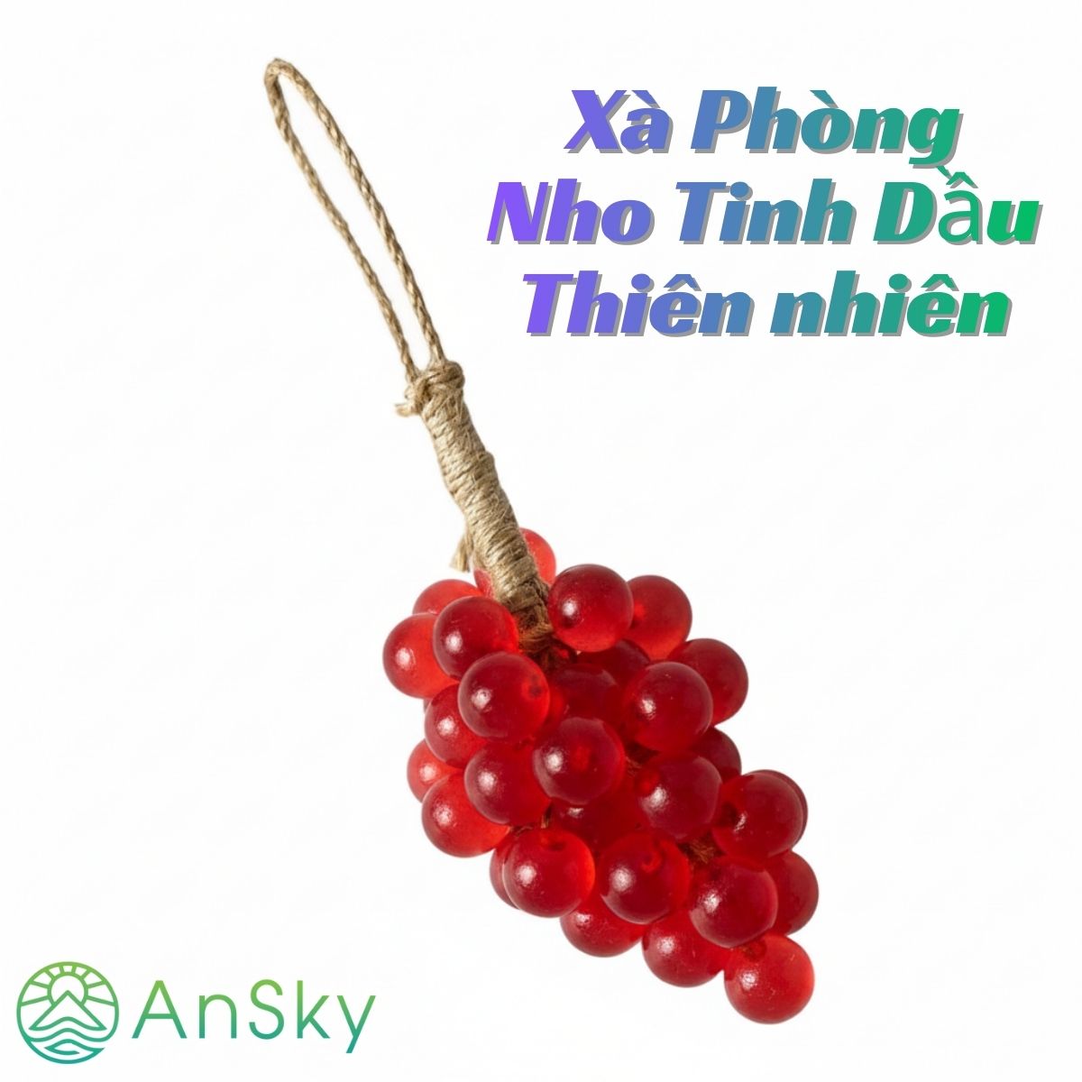 Xà Phòng Nho Đỏ Rose – Hương Hoa Hồng Tinh Tế